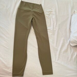 Lululemon align 25inch bronze green leggings